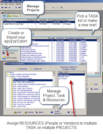 Movers Project Mangement Software